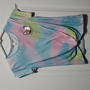 Girls Tie-dye Twisted Tee